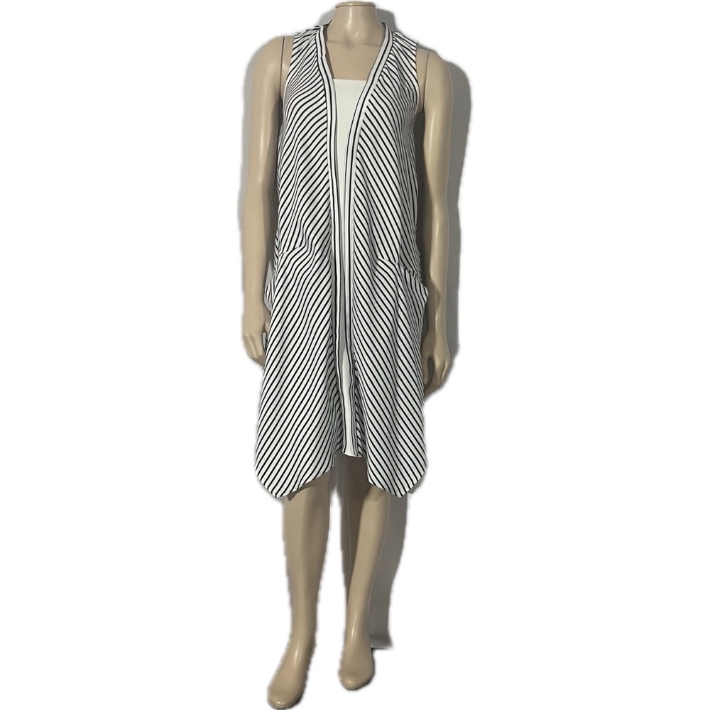 Melissa Nepton Striped sleeveless dress Made in Canada